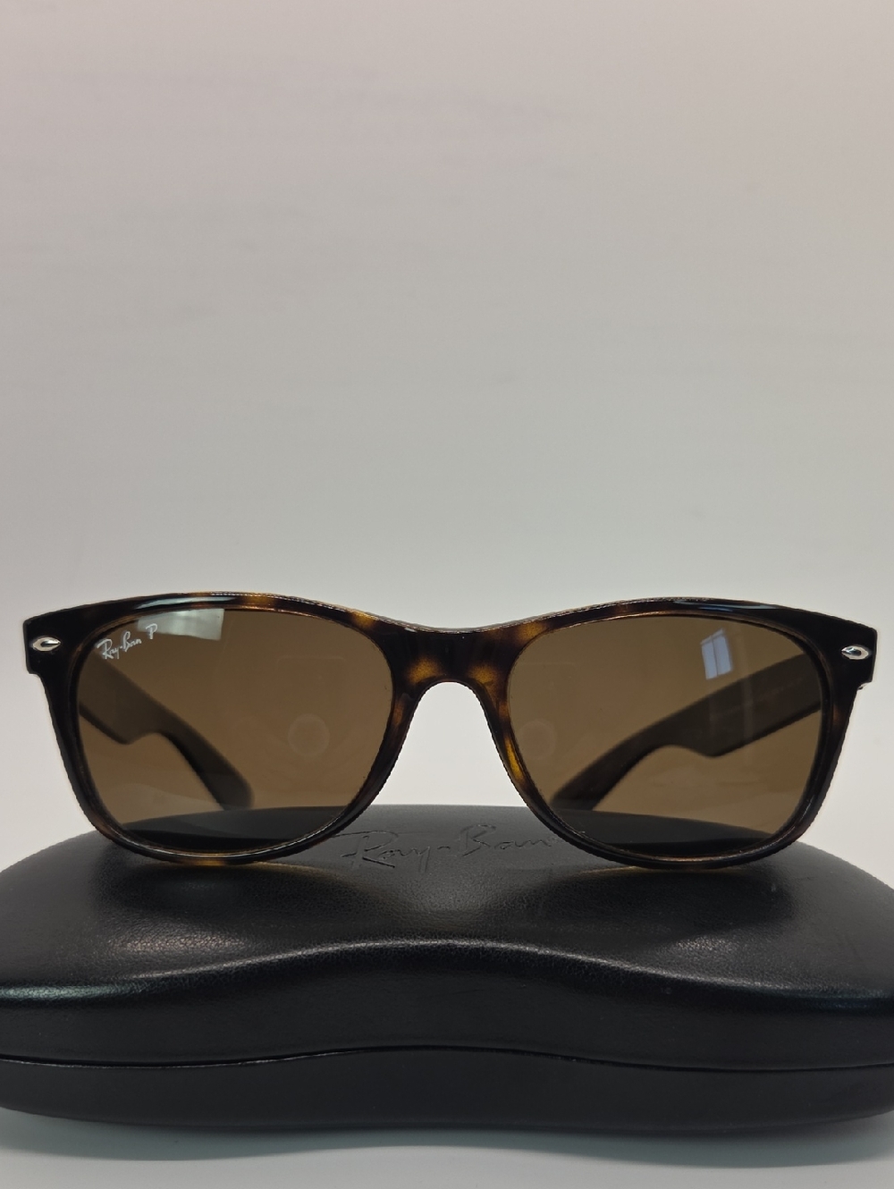 Ray-Ban RB2132 Tortoiseshell Brown New Wayfarer Polarized Sunglasses - Picture 15 of 16